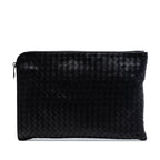 Large Nappa Intrecciato Zip Pouch