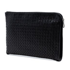 Large Nappa Intrecciato Zip Pouch