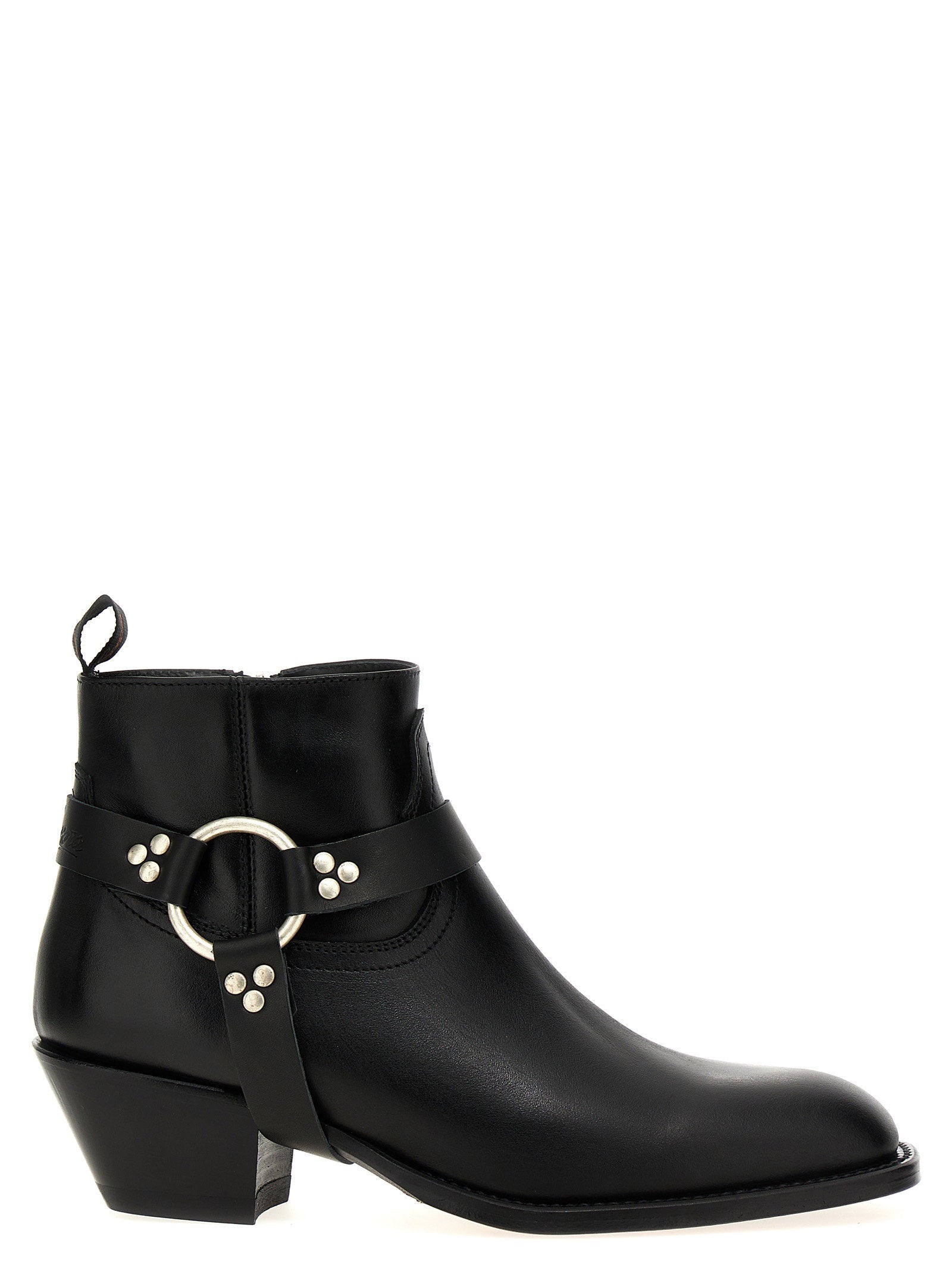 Sonora Dulce Belt Ankle Boot — Black