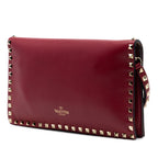 Nappa Rockstud Wristlet Clutch