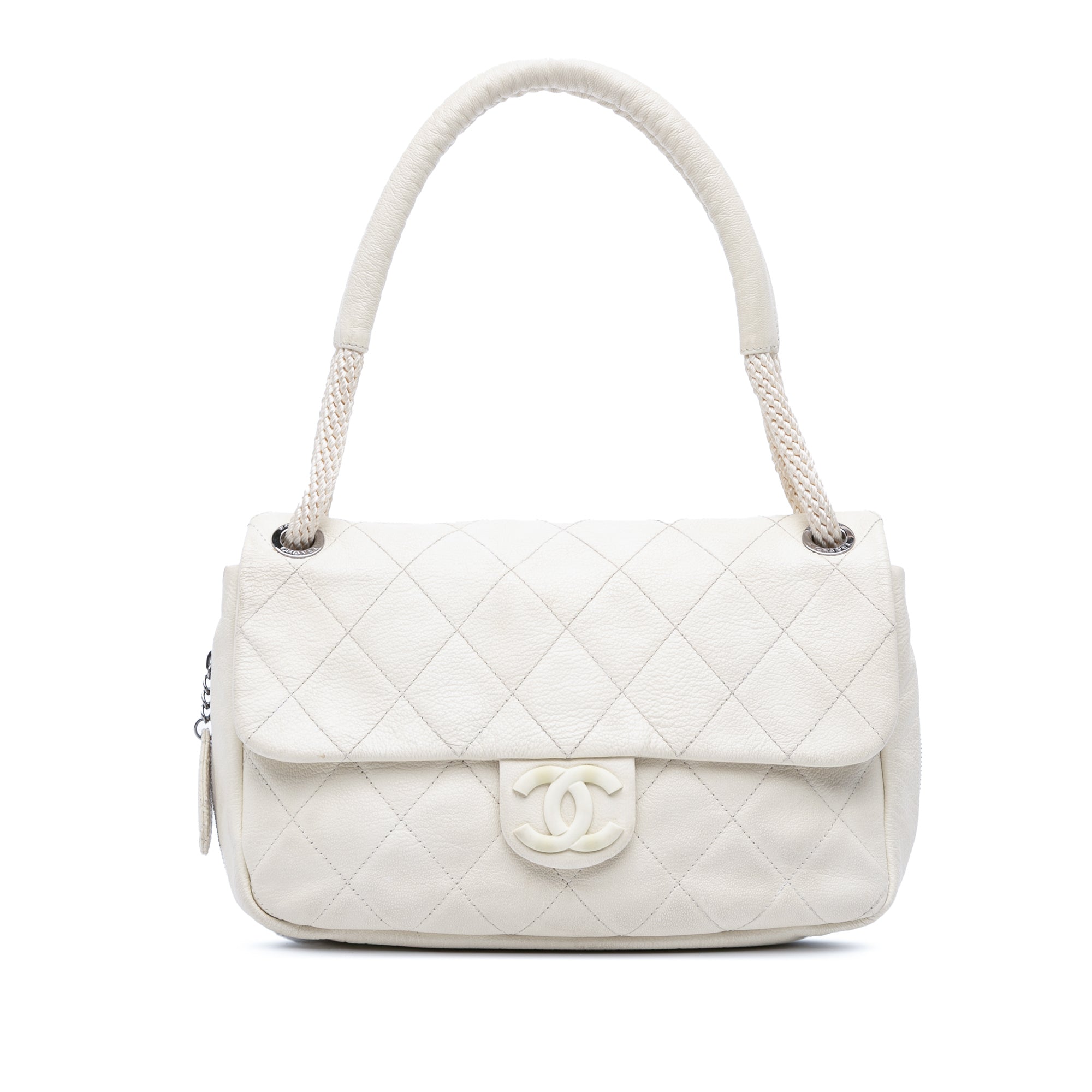 Quilted Calfskin Expandable Zip Yacht Flap