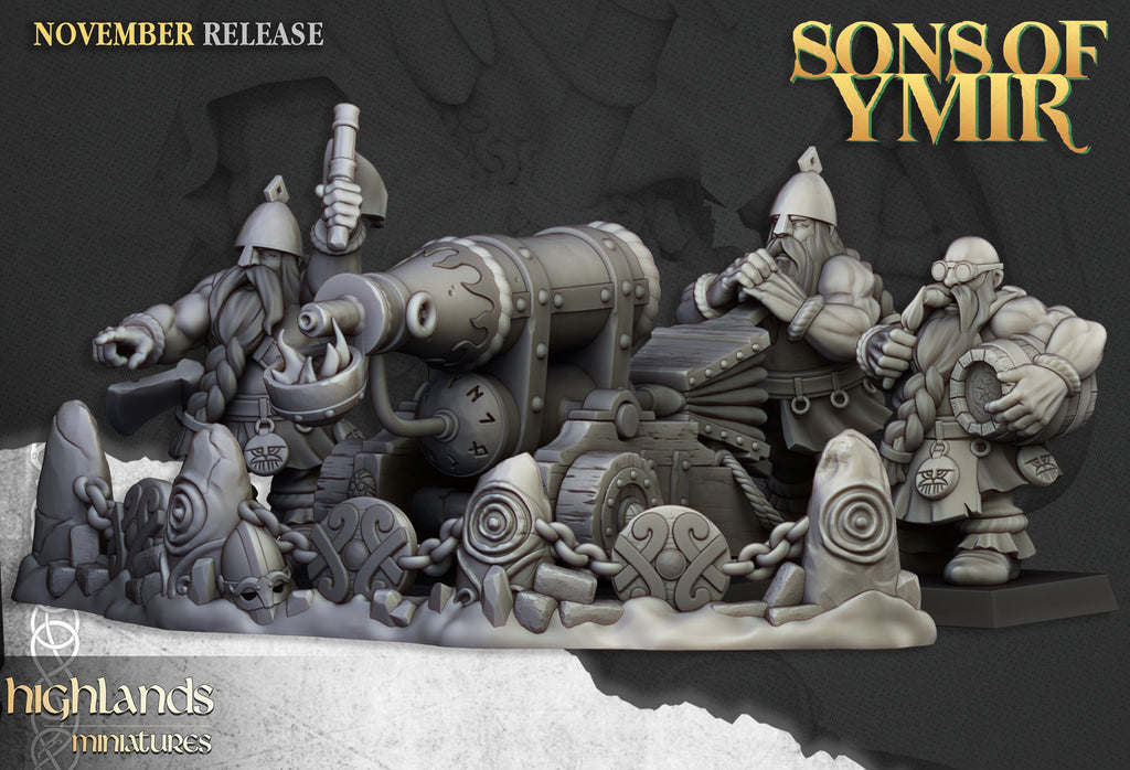 Dwarf Flametrhower, Highlands Miniatures
