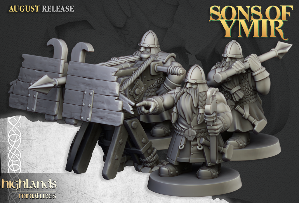 Dwarf Ballista, Highlands Miniatures
