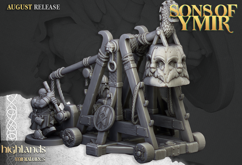 Dwarf Catapult, Highlands Miniatures