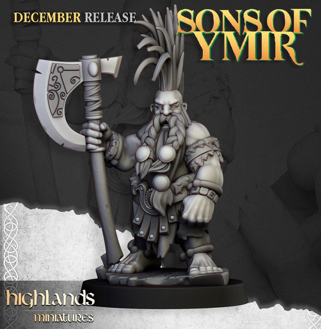Dwarf Giantseeker, Highlands Miniatures