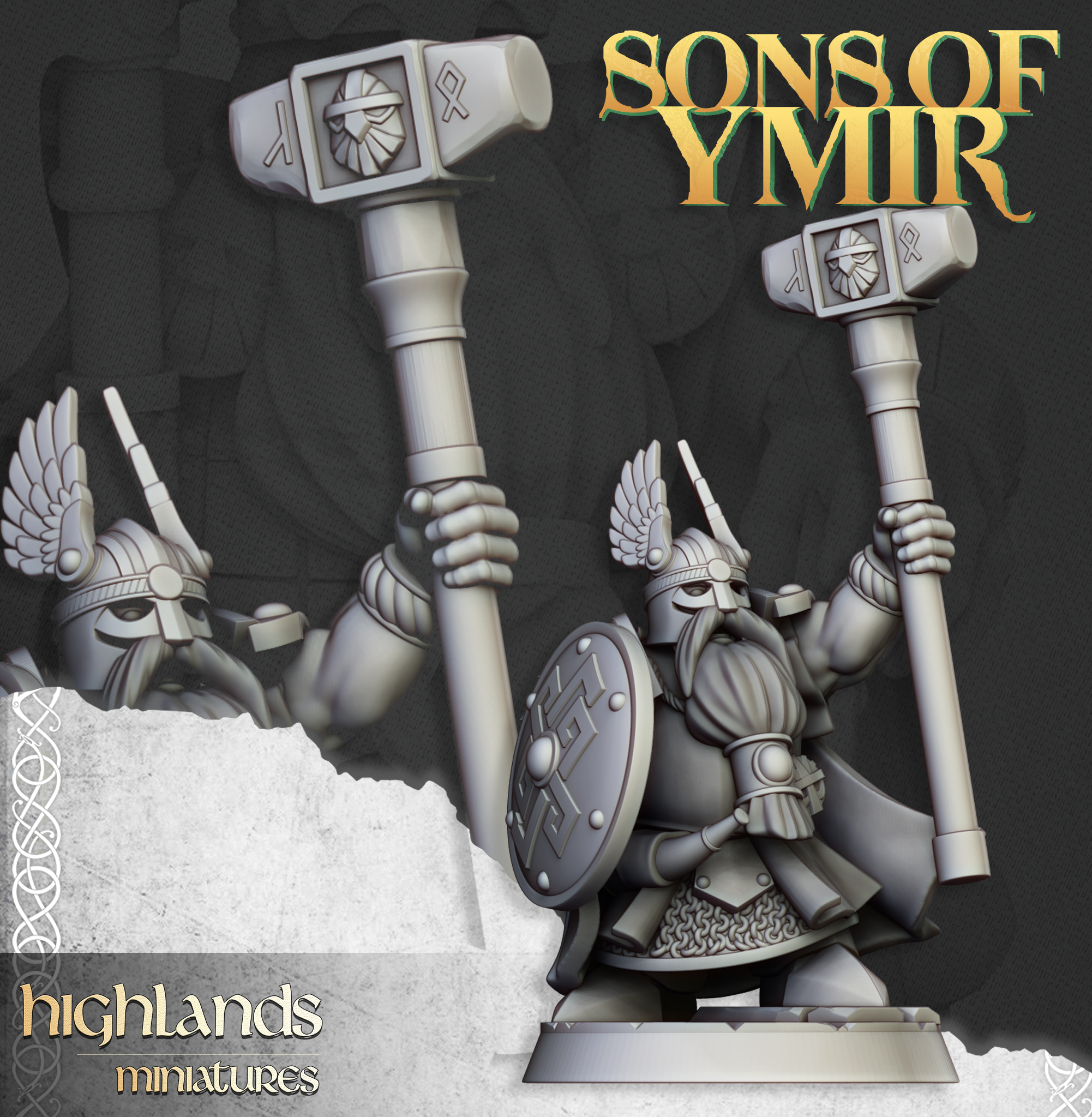Dwarf Lord, Highlands Miniatures