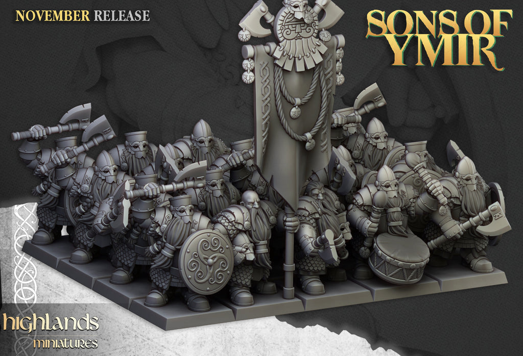 Dwarf Huscar, Highlands Miniatures