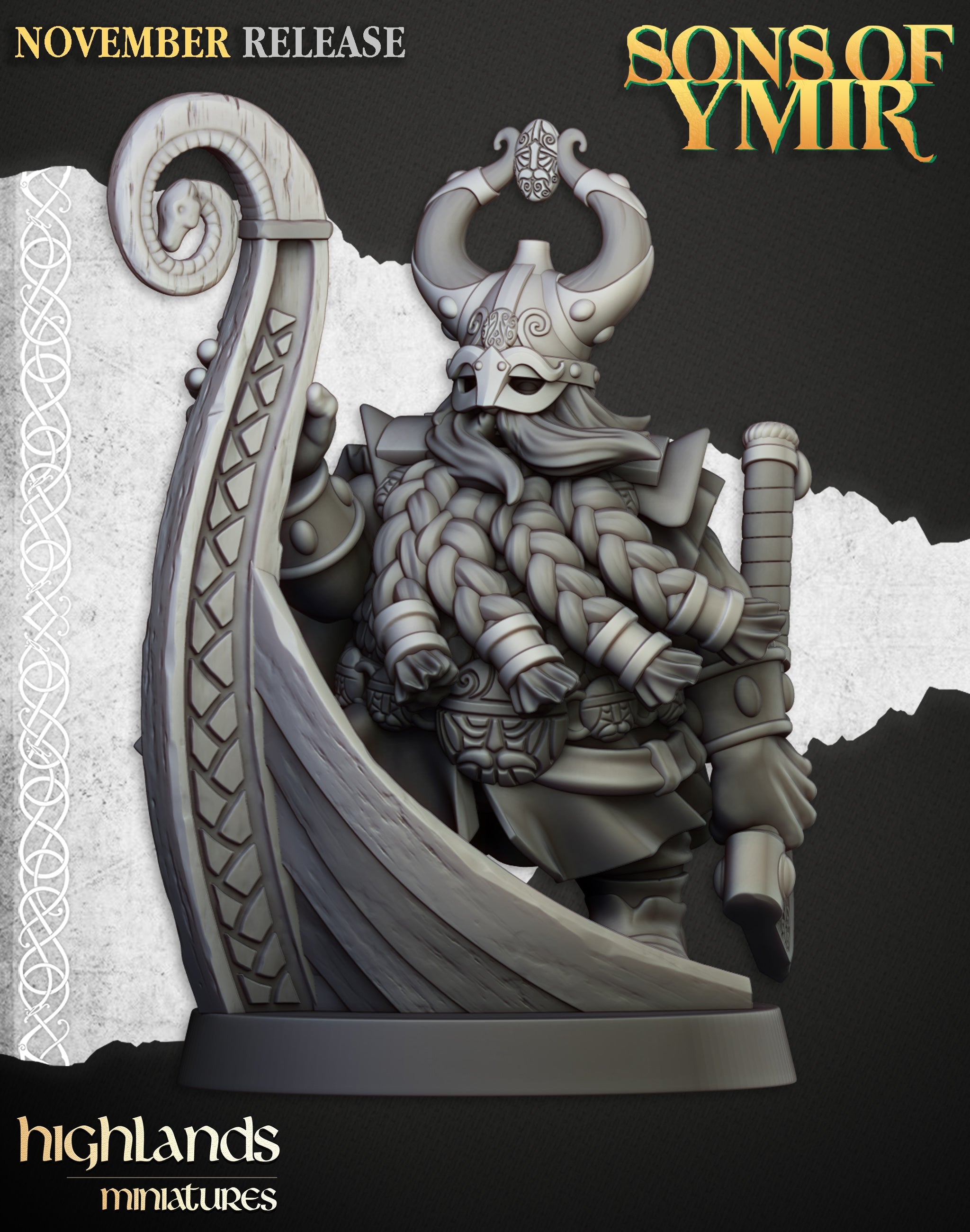 Dwarf Sea Lord, Highlands Miniatures