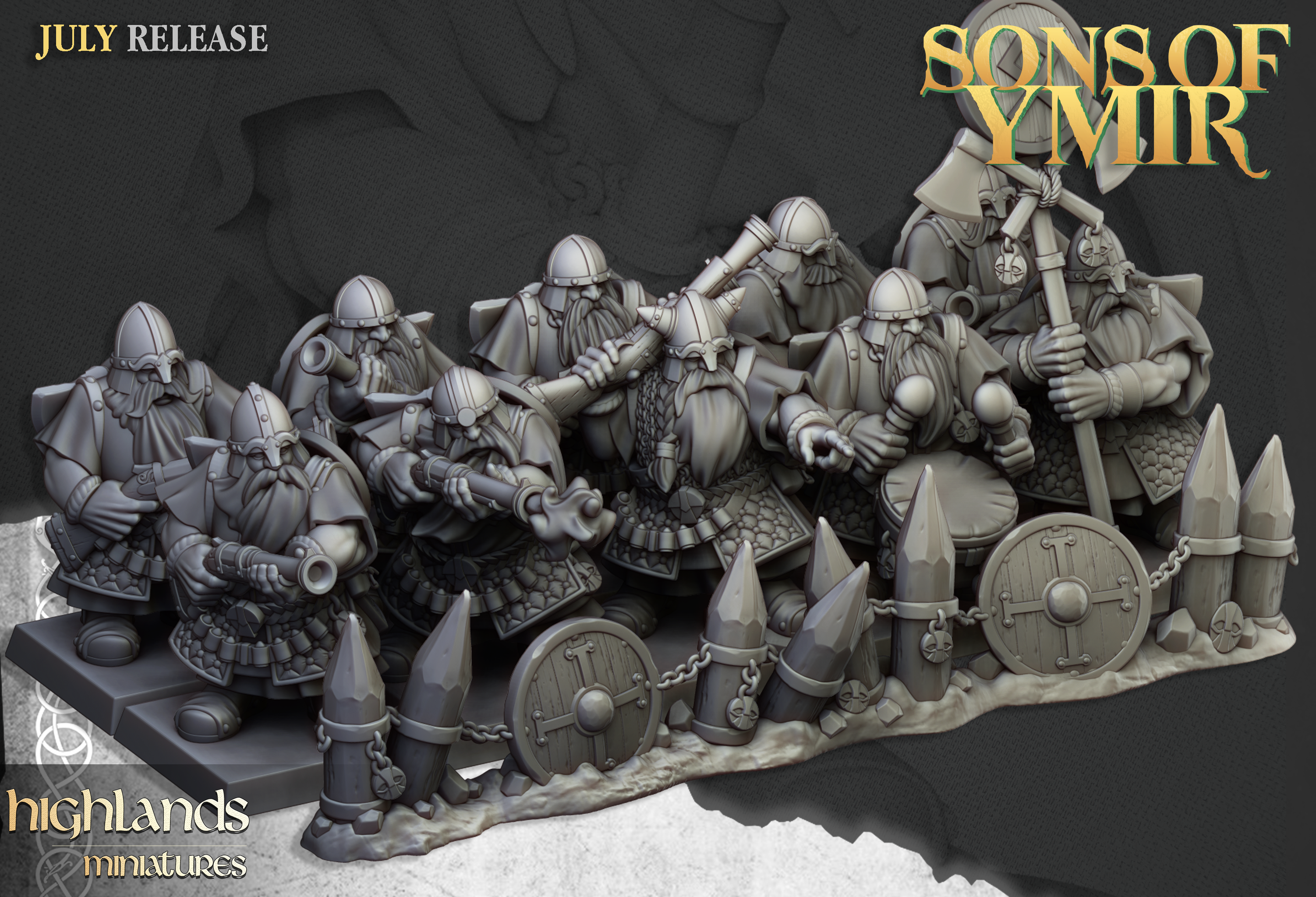Dwarf Marksmen, Highlands Miniatures