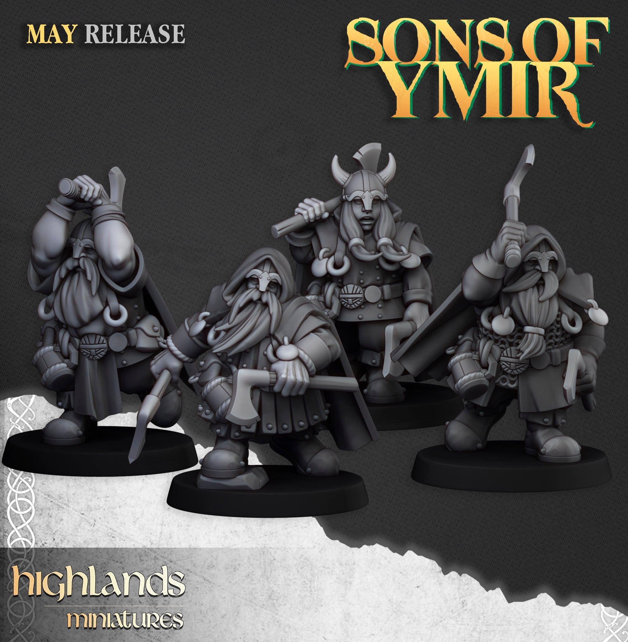 Dwarf Rangers, Highlands Miniatures