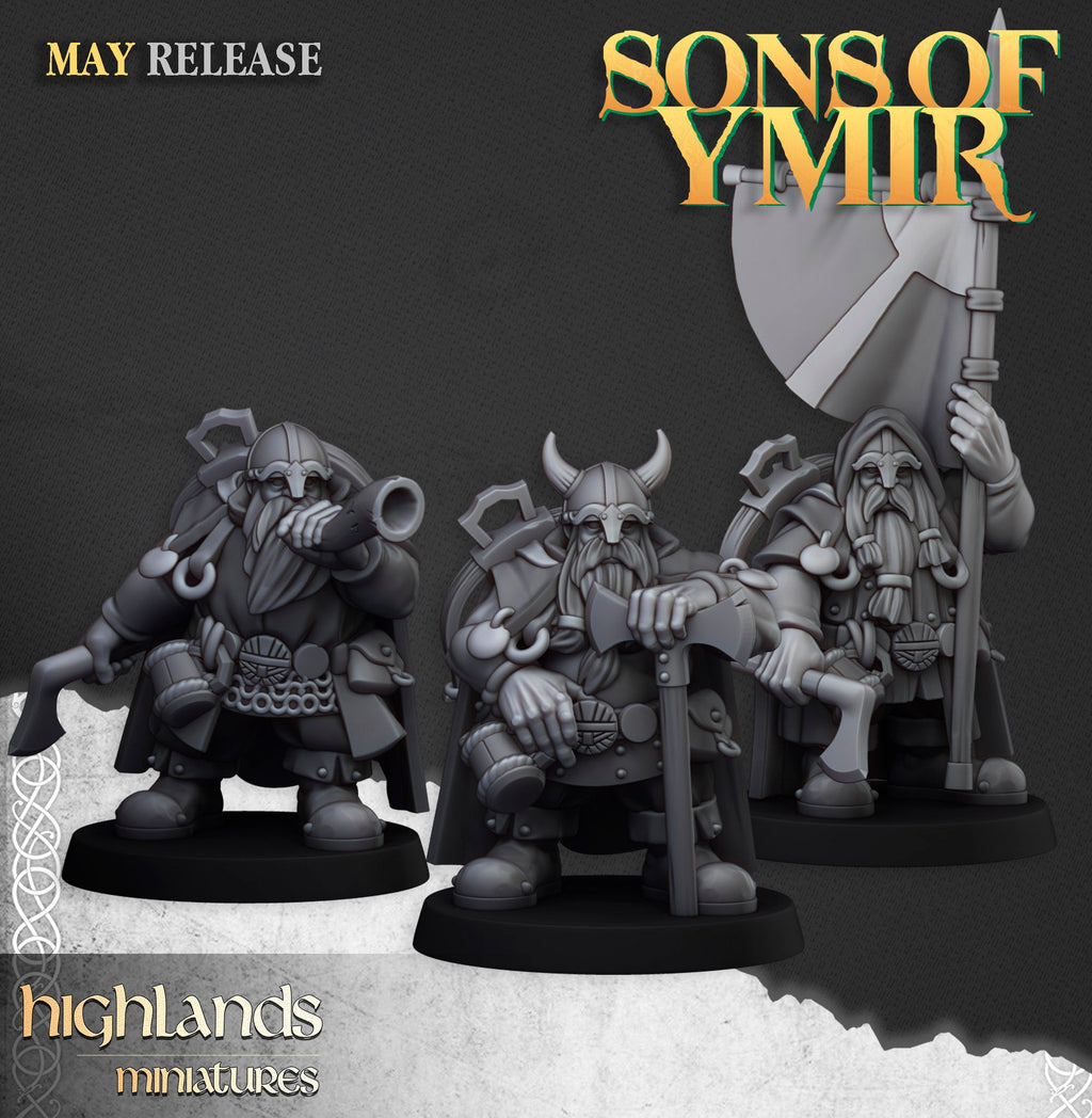 Dwarf Rangers, Highlands Miniatures