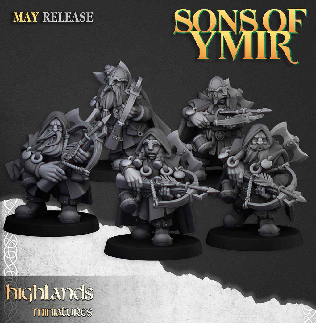 Dwarf Rangers, Highlands Miniatures