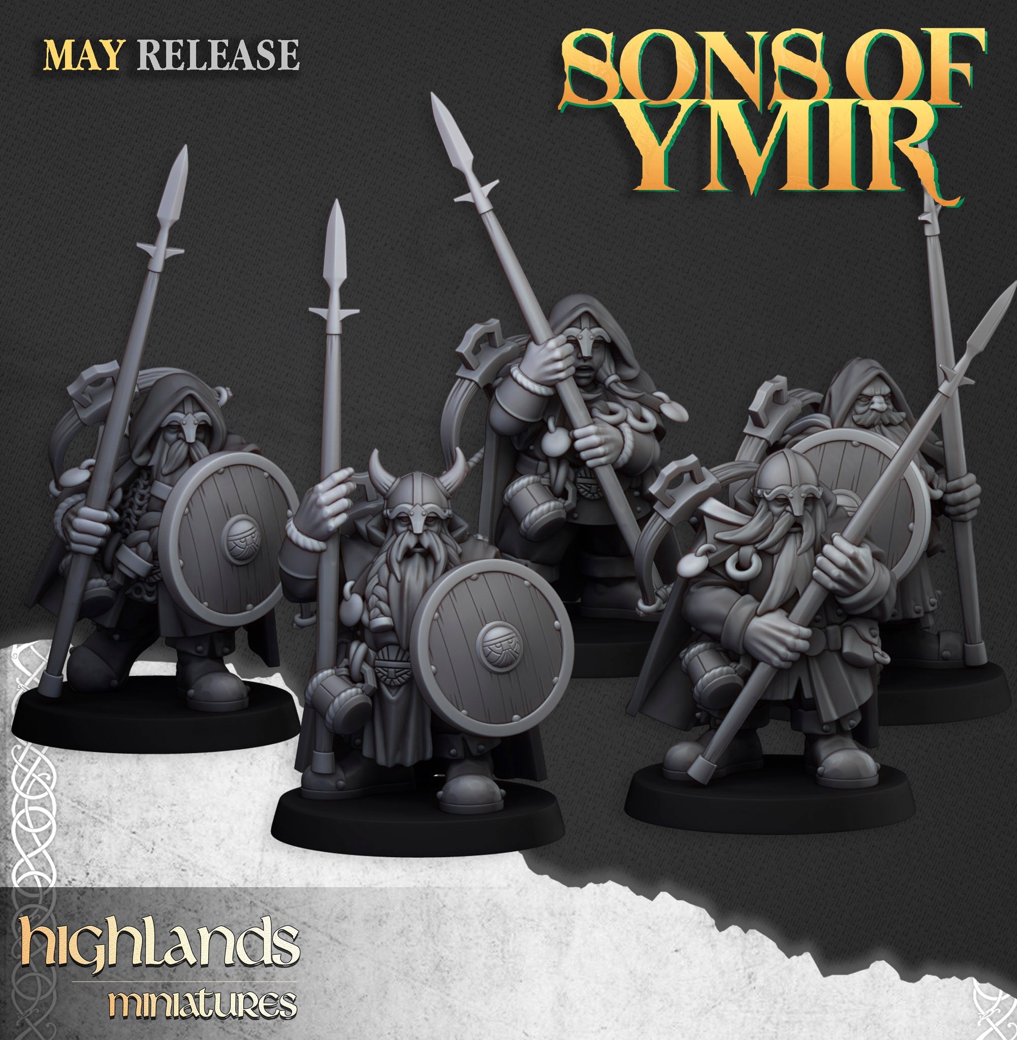 Dwarf Rangers, Highlands Miniatures