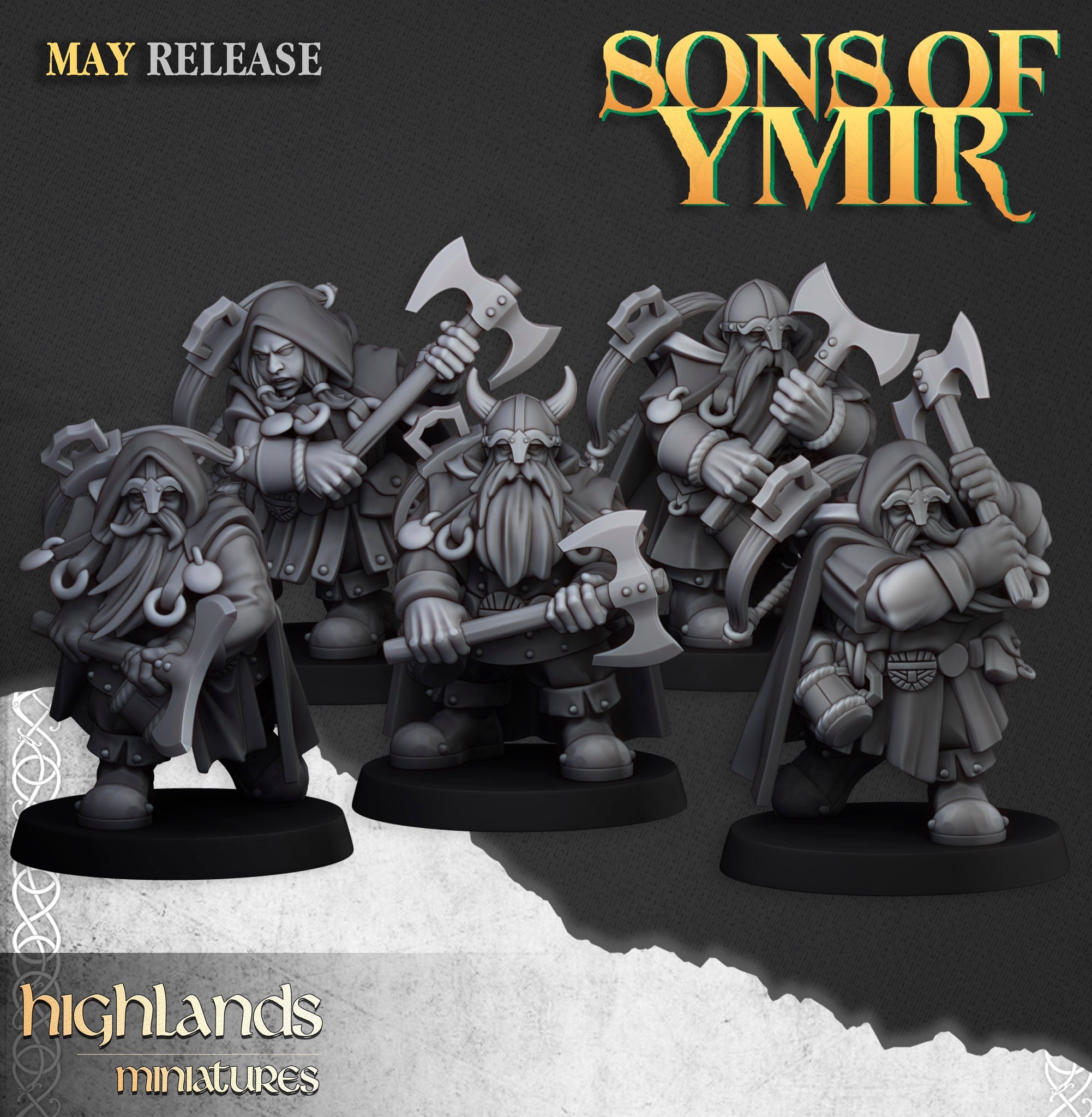 Dwarf Rangers, Highlands Miniatures