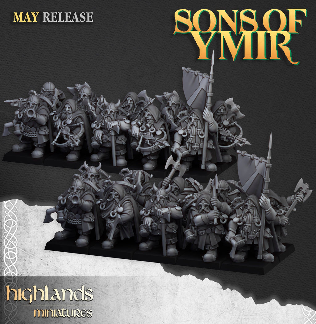 Dwarf Rangers, Highlands Miniatures