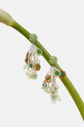 Meadow Lucite Floral Drop Earrings