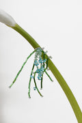 Fern Vine Swarovski Crystals & Japanese Beads Branch Drop Earcuff