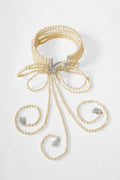 Miyuki Pearl Cascade Layered Necklace