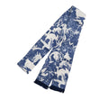 Printed Silk Muffler Scarf