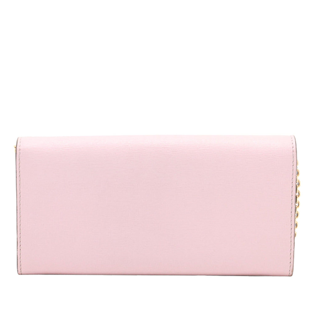 Studded Leather Monster Eyes Tube Wallet On Chain