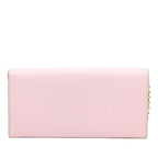Studded Leather Monster Eyes Tube Wallet On Chain