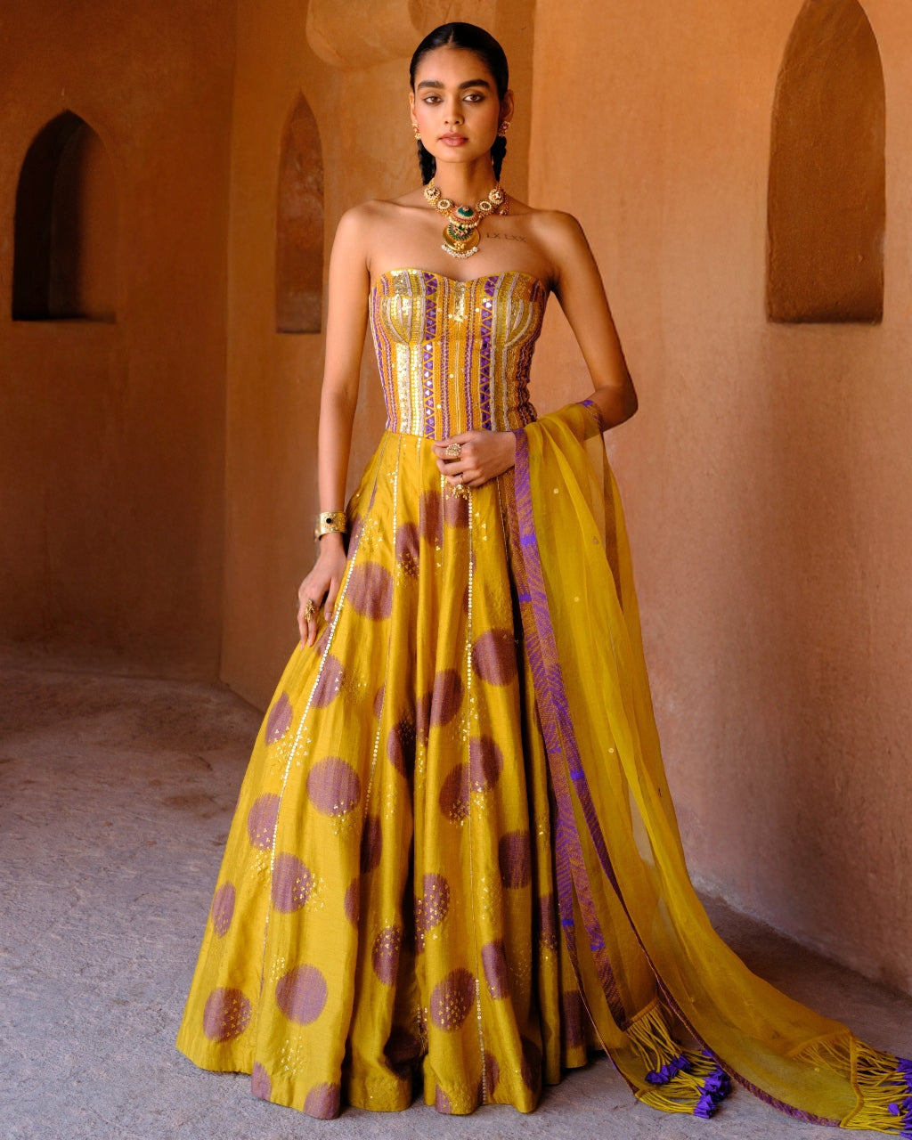 Navya Lehenga Set By KYNAH, Luxury Indian Fashion & Bridal Wear