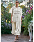 Embroidered Cape & Bralette With Draped Culottes By KYNAH, Luxury Indian Fashion & Bridal Wear