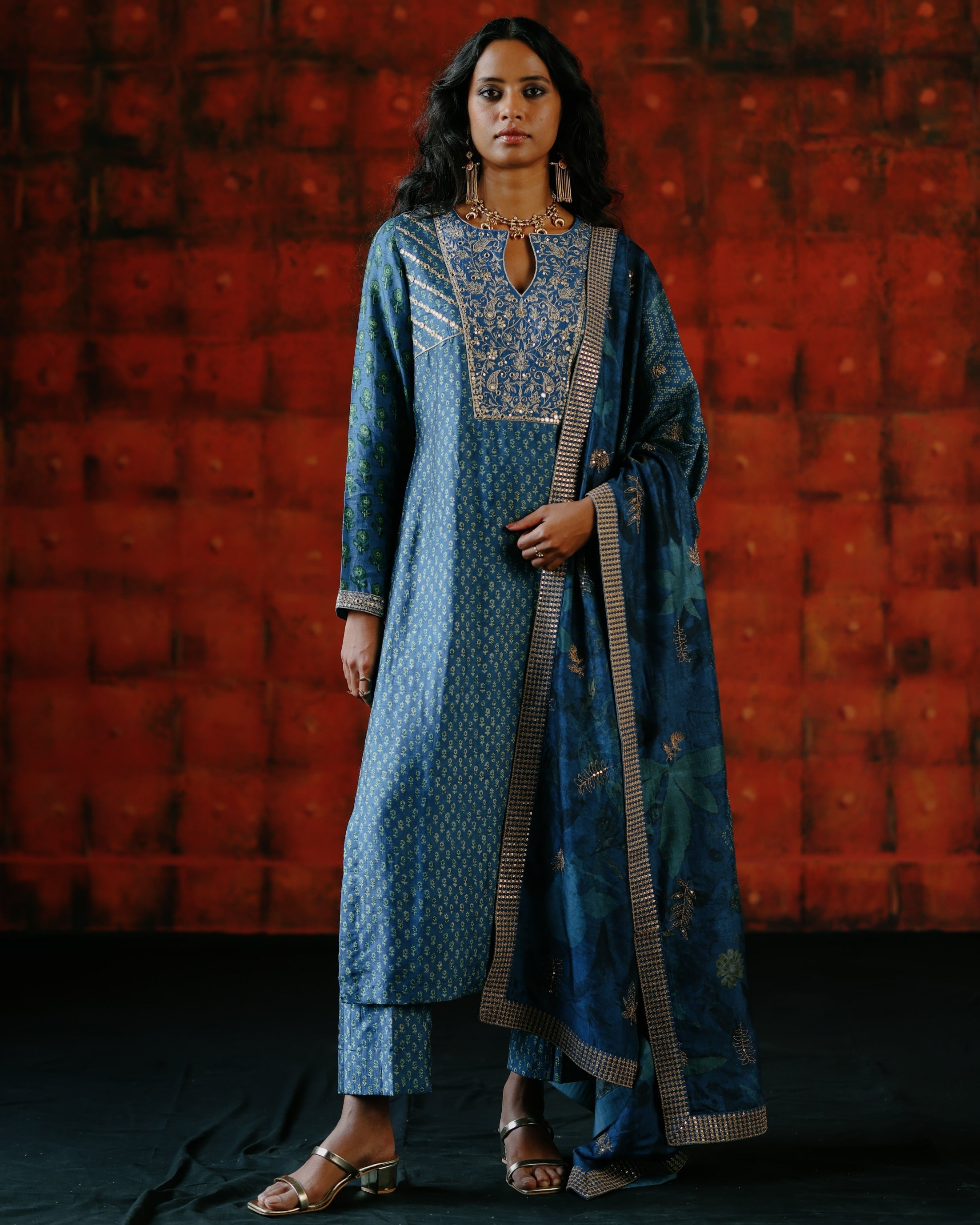 Glacial Kurta Set By KYNAH, Luxury Indian Fashion & Bridal Wear
