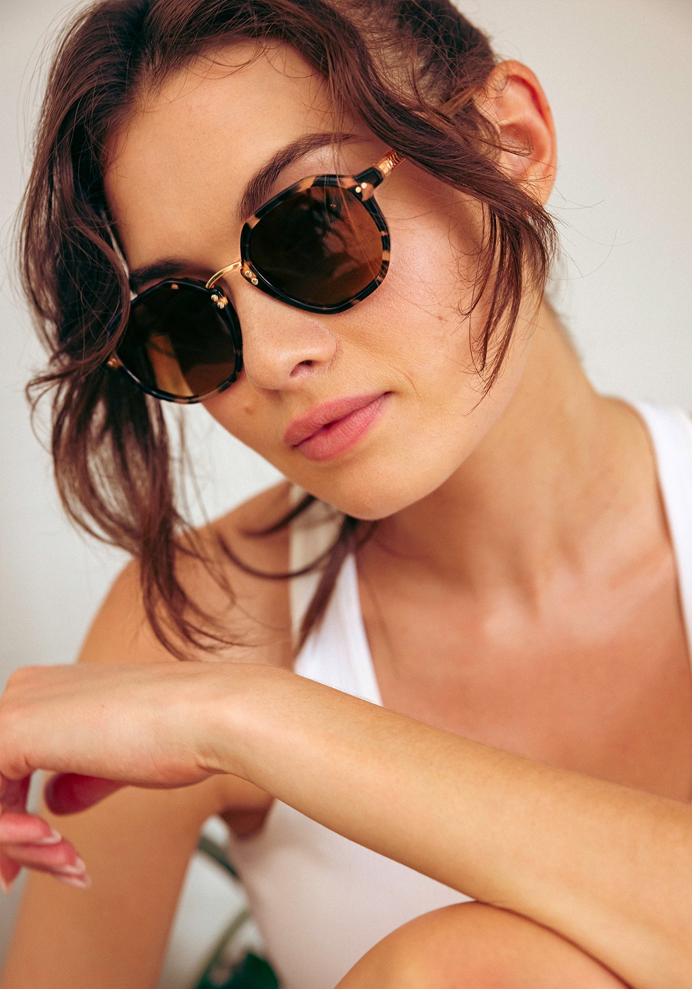 KREWE DAKOTA | Iberia + Haze Polarized 18K