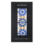 Blue and Gold Printed Scarf - 100% Modal