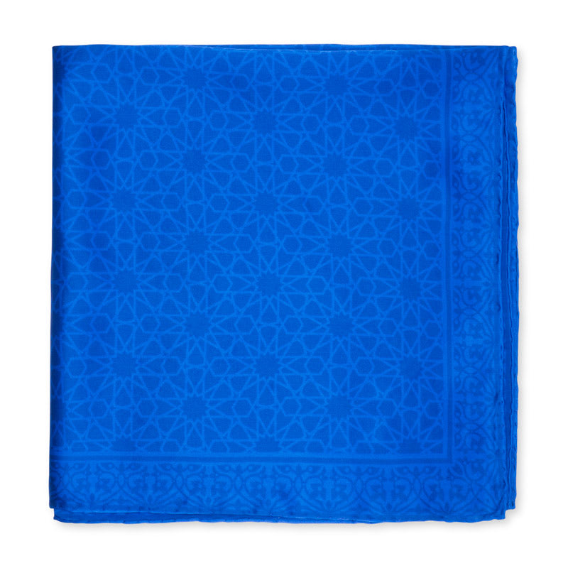 Blue Square Scarf Dalila