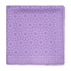 Purple Silk Square Scarf Dalila