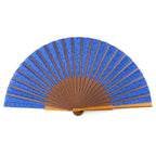 Blue silk hand fan Dalila