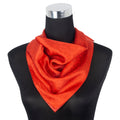 Red Silk Square Scarf Dalila