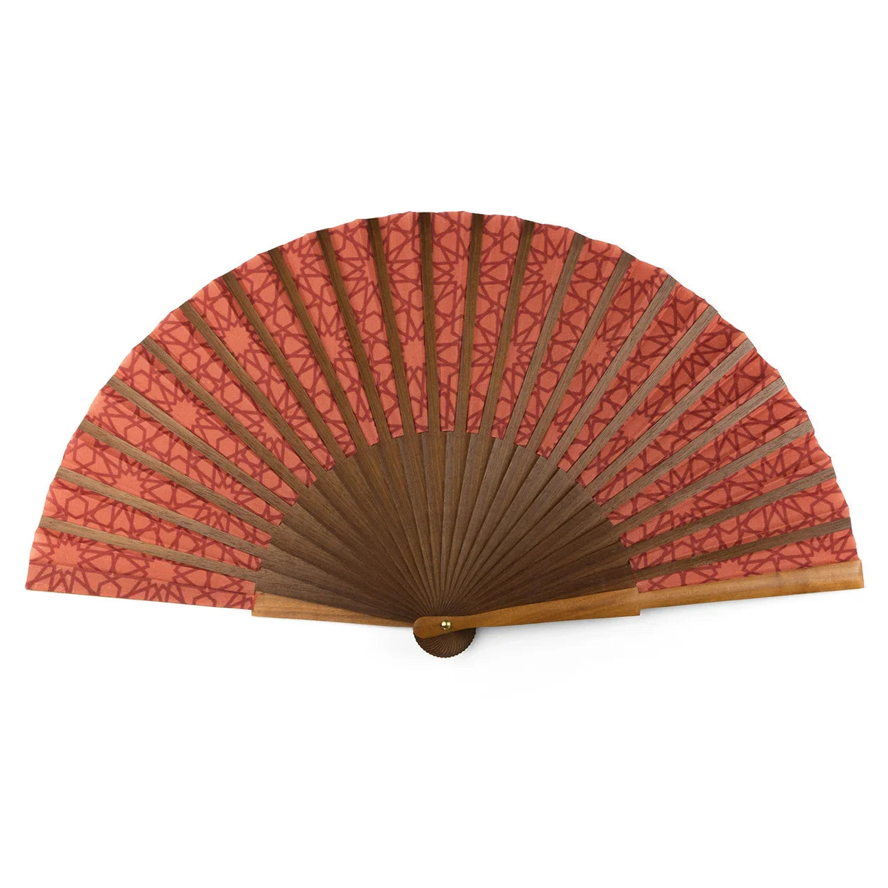 Red folding fan Dalila