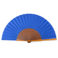 Blue silk hand fan Dalila