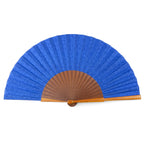 Blue silk hand fan Dalila