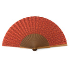 Red folding fan Dalila