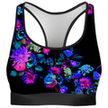Darkest Bloom Rave Bra