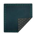 Deco Deep & Gold Double-Sided Mahjong Mat By The Mahjong House