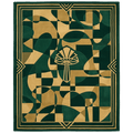 Deconstructed Courtyard Garden Hand Tufted Rug