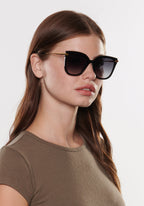 KREWE DEDE NYLON | Black + Black and Crystal 24K