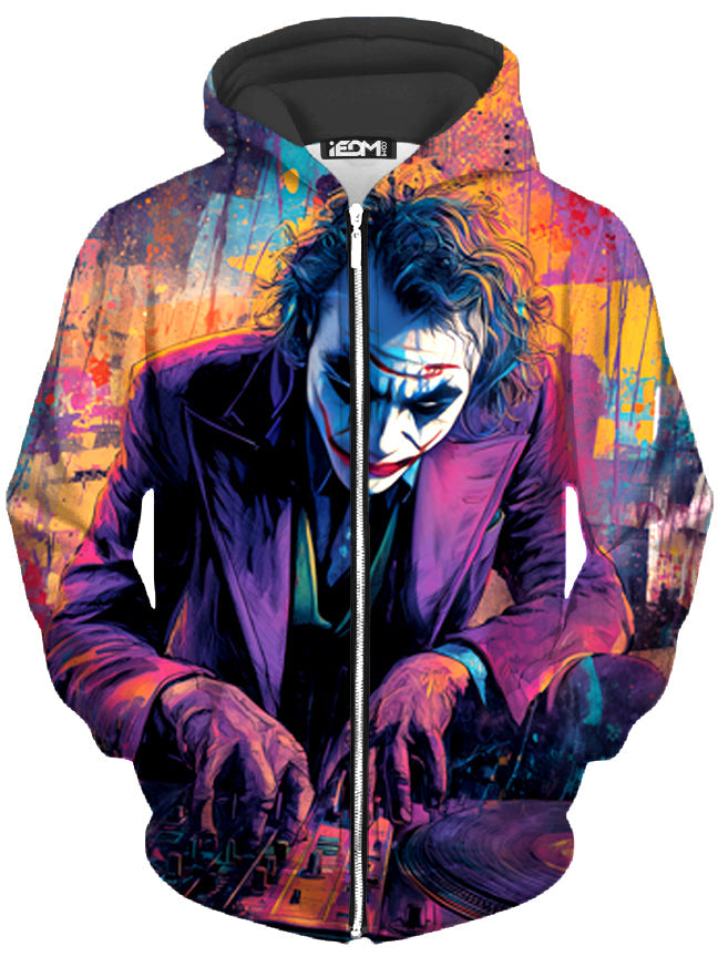 Deranged Frequencies Unisex Zip-Up Hoodie