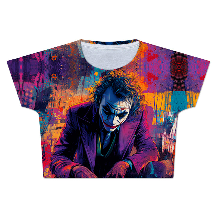 Deranged Frequencies Crop Tee