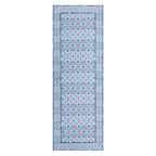 Purple and Turquoise Silk Scarf Layla