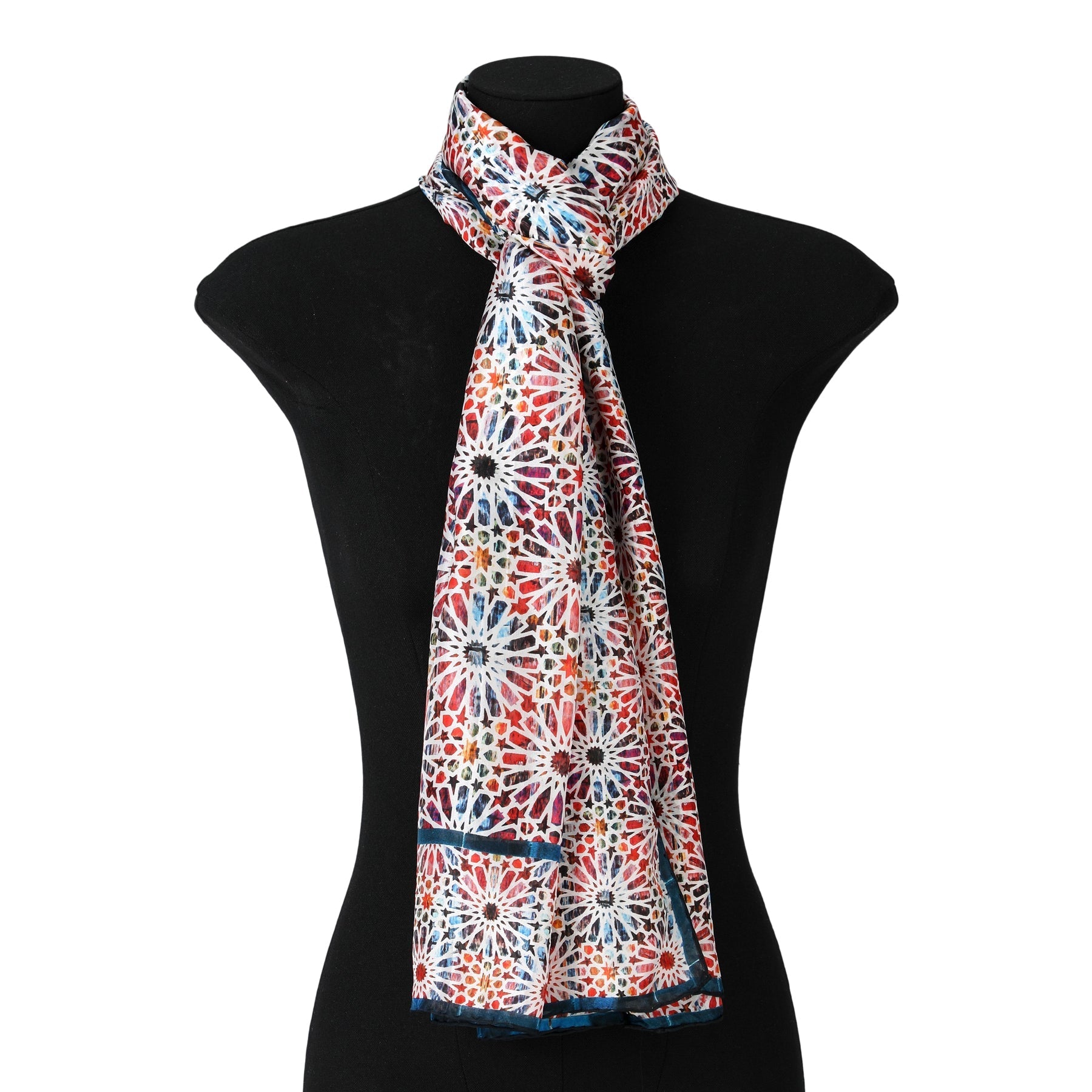 Multicolor Silk Scarf Sakina