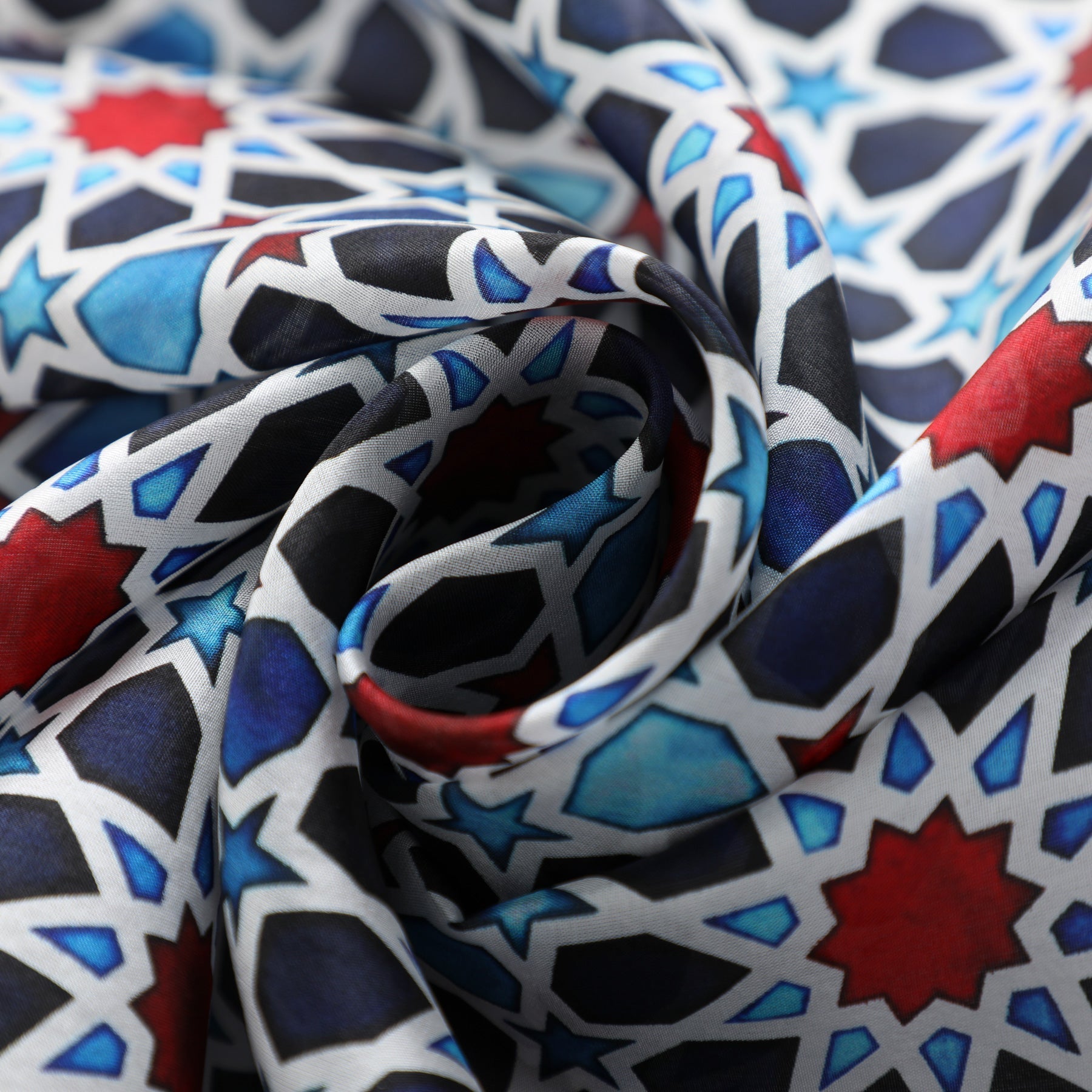 Alhambra Inspired Silk Scarf Fatima