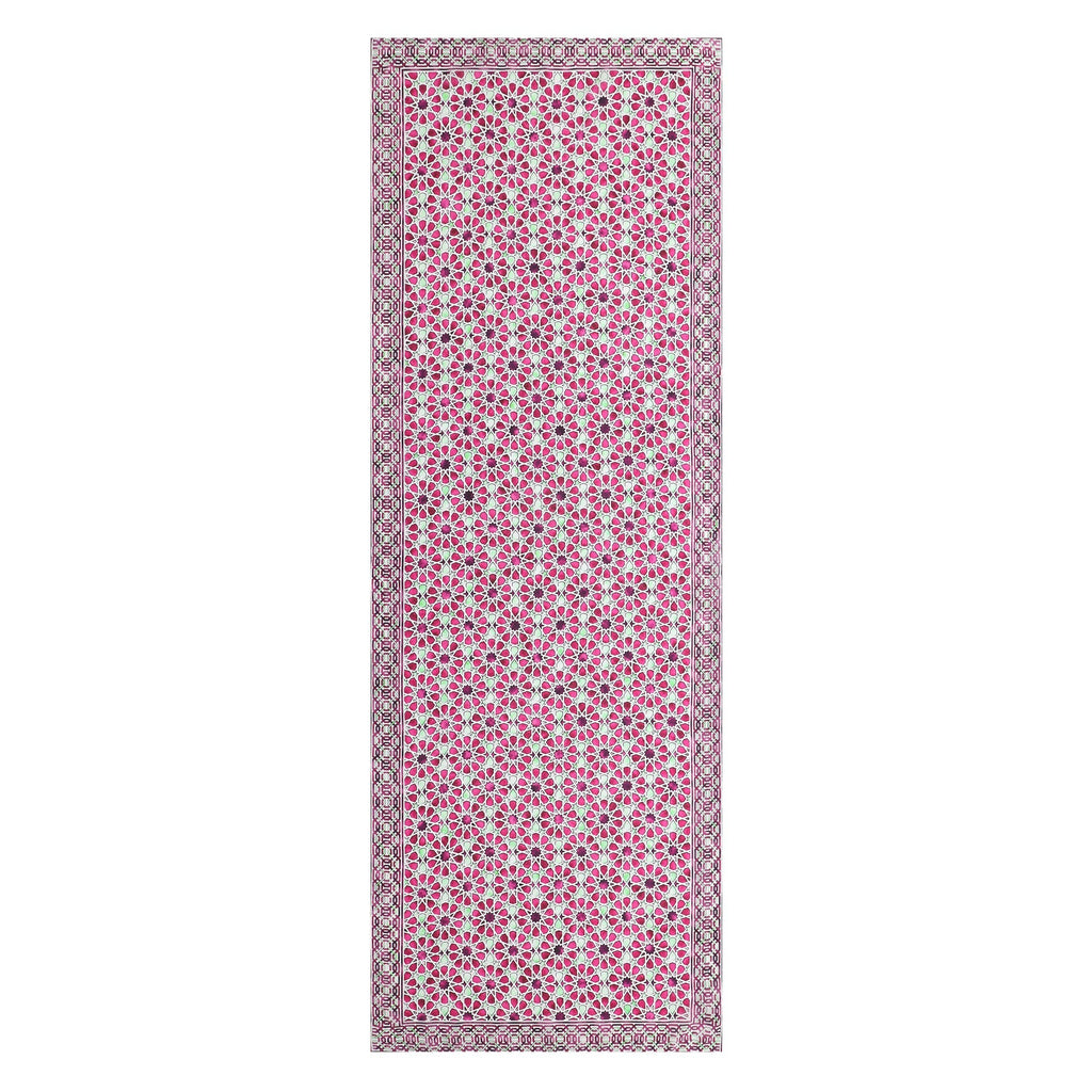 Long Pink Silk Scarf Fatima