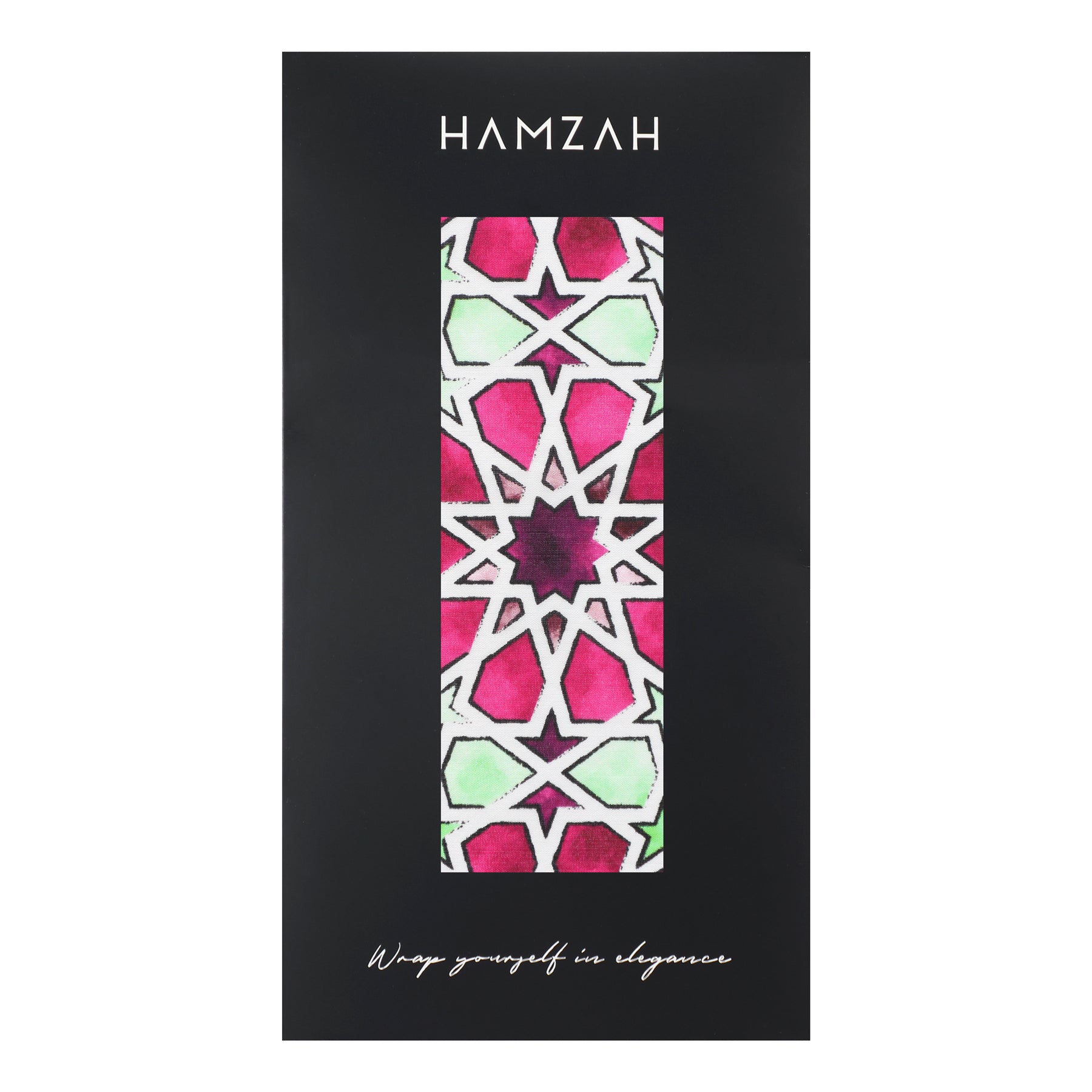 Long Pink Silk Scarf Fatima