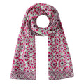 Long Pink Silk Scarf Fatima